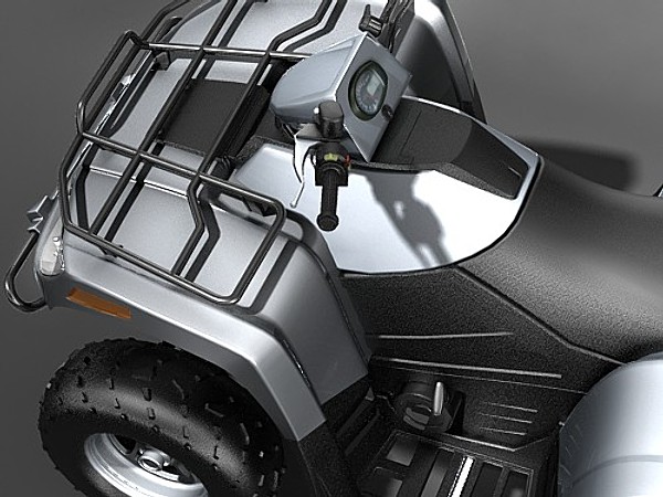 3d atv quad ac700 arctic model - ATV QUAD Arctic Cat AC700... by squir